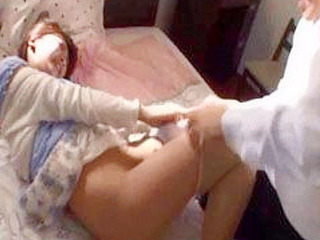 Fucking Ayane Haruna's tight Japanese pussy in naughty maid outfit results in intense domination by horny employer's son