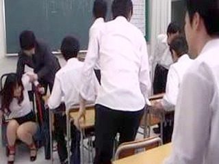 Oriental Teacher's Raunchy Experience with Nippon Student's Humiliation and XXX Use in the Classroom